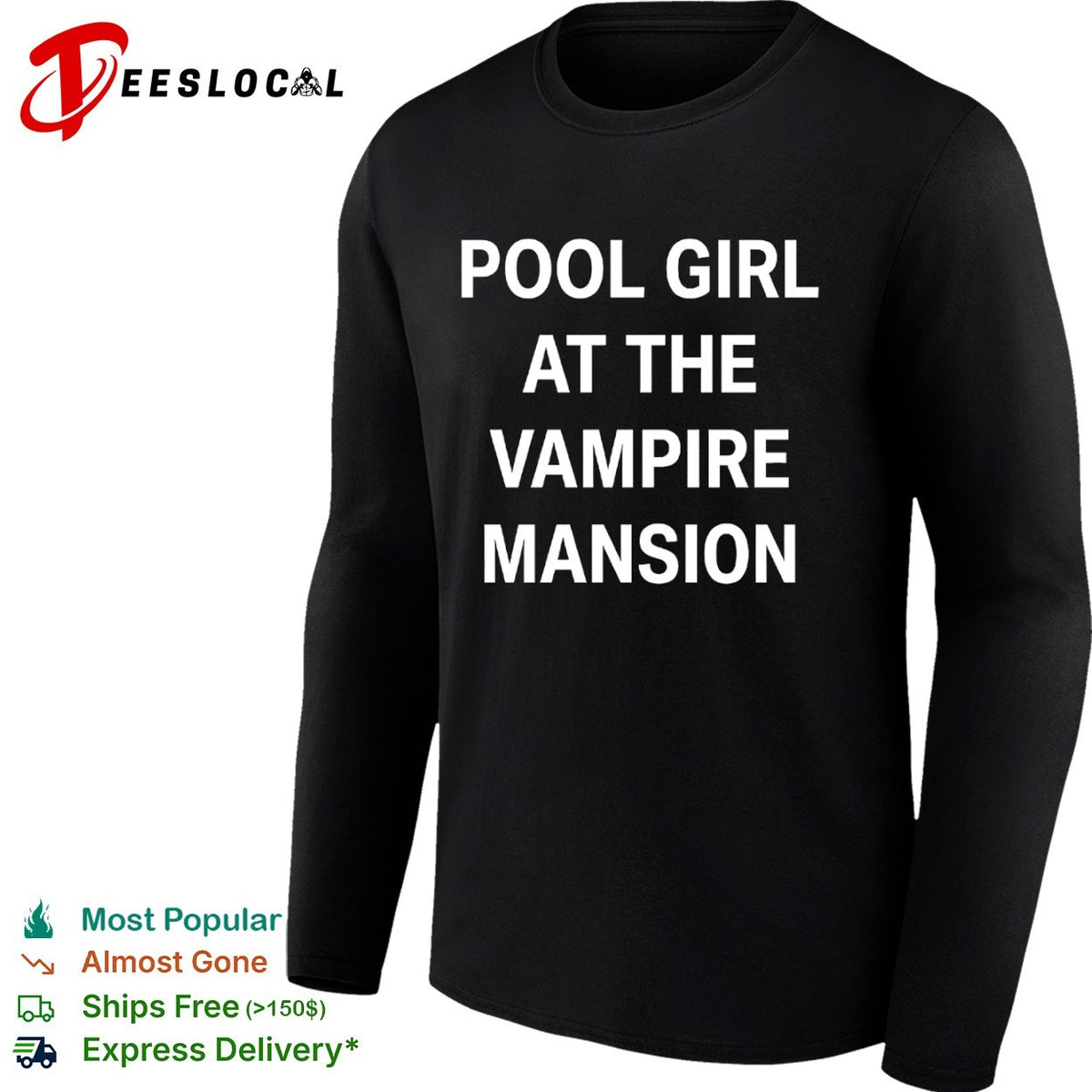 Pool Girl at the Vampire Mansion shirt