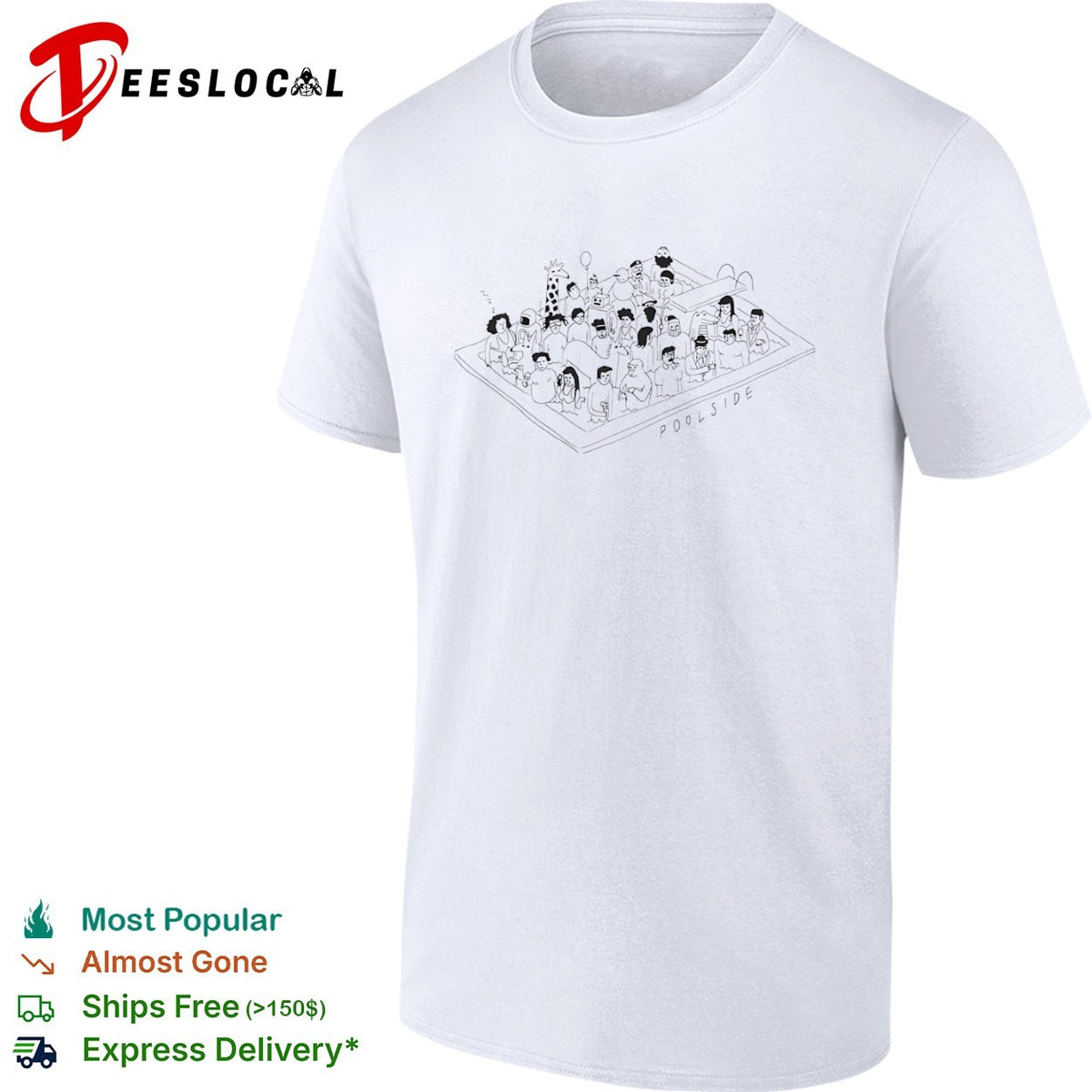 Poolside human and animal shirt
