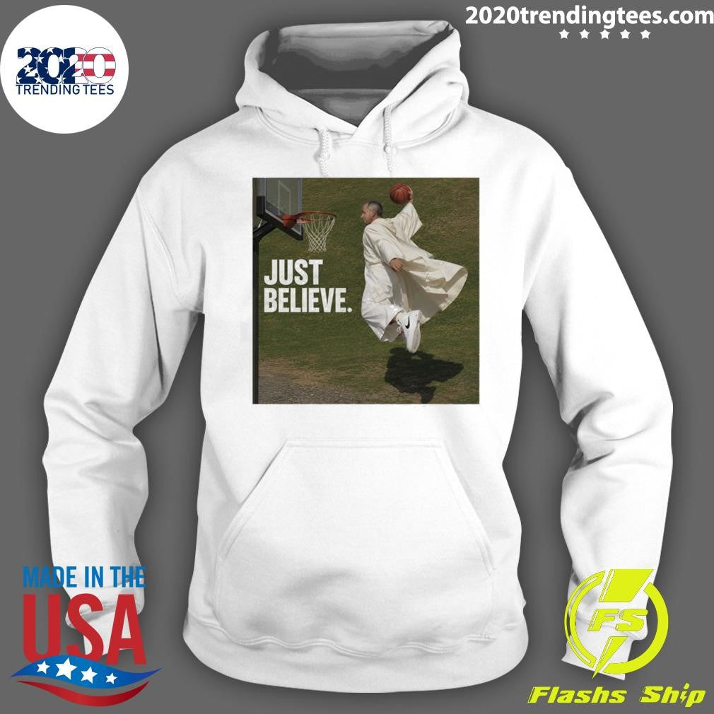 Pope Leo Just Believe Basketball Shirt