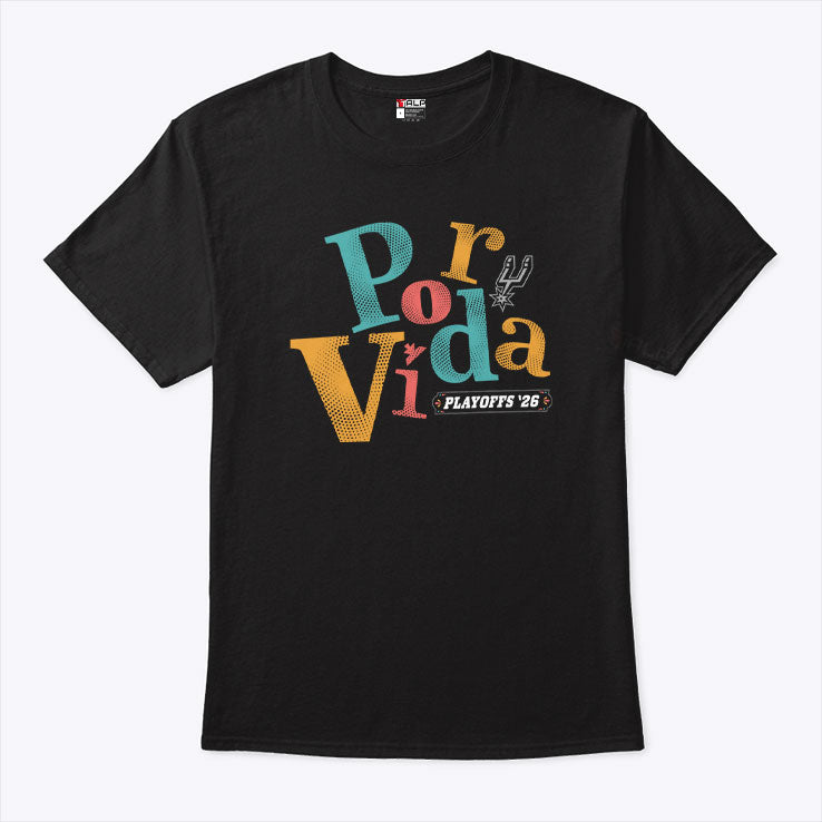 Por Vida Playoffs 2026 San Antonio Spurs Shirt