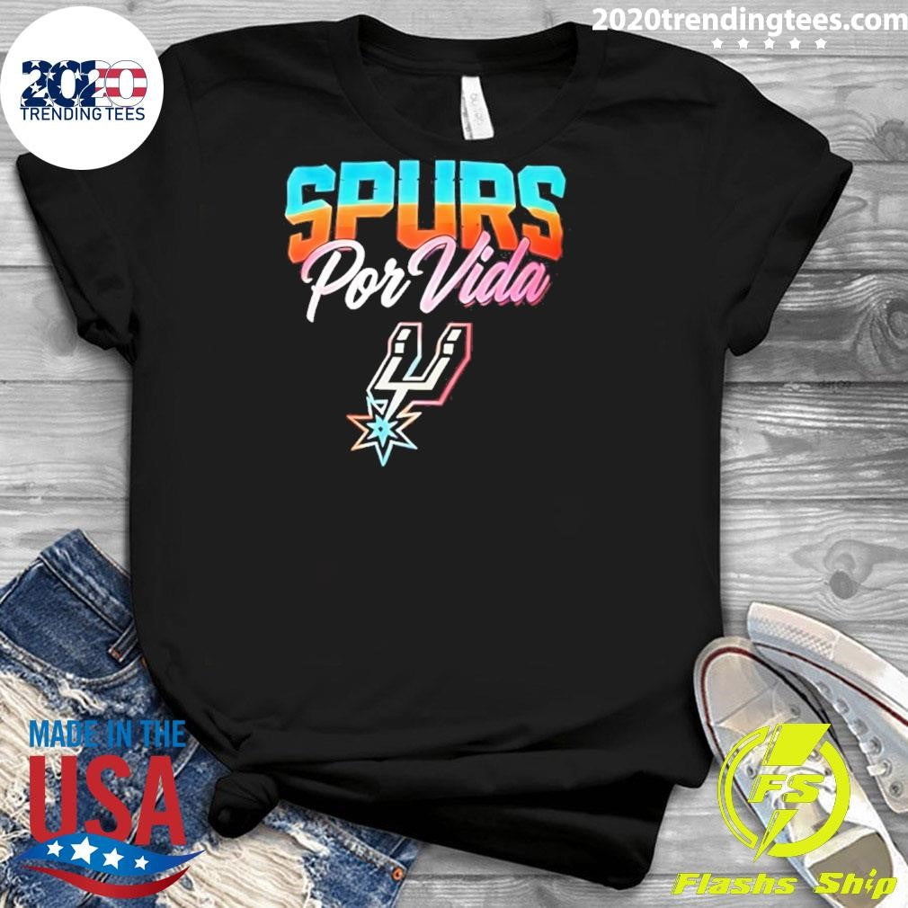Por Vida San Antonio Spurs Logo Shirt