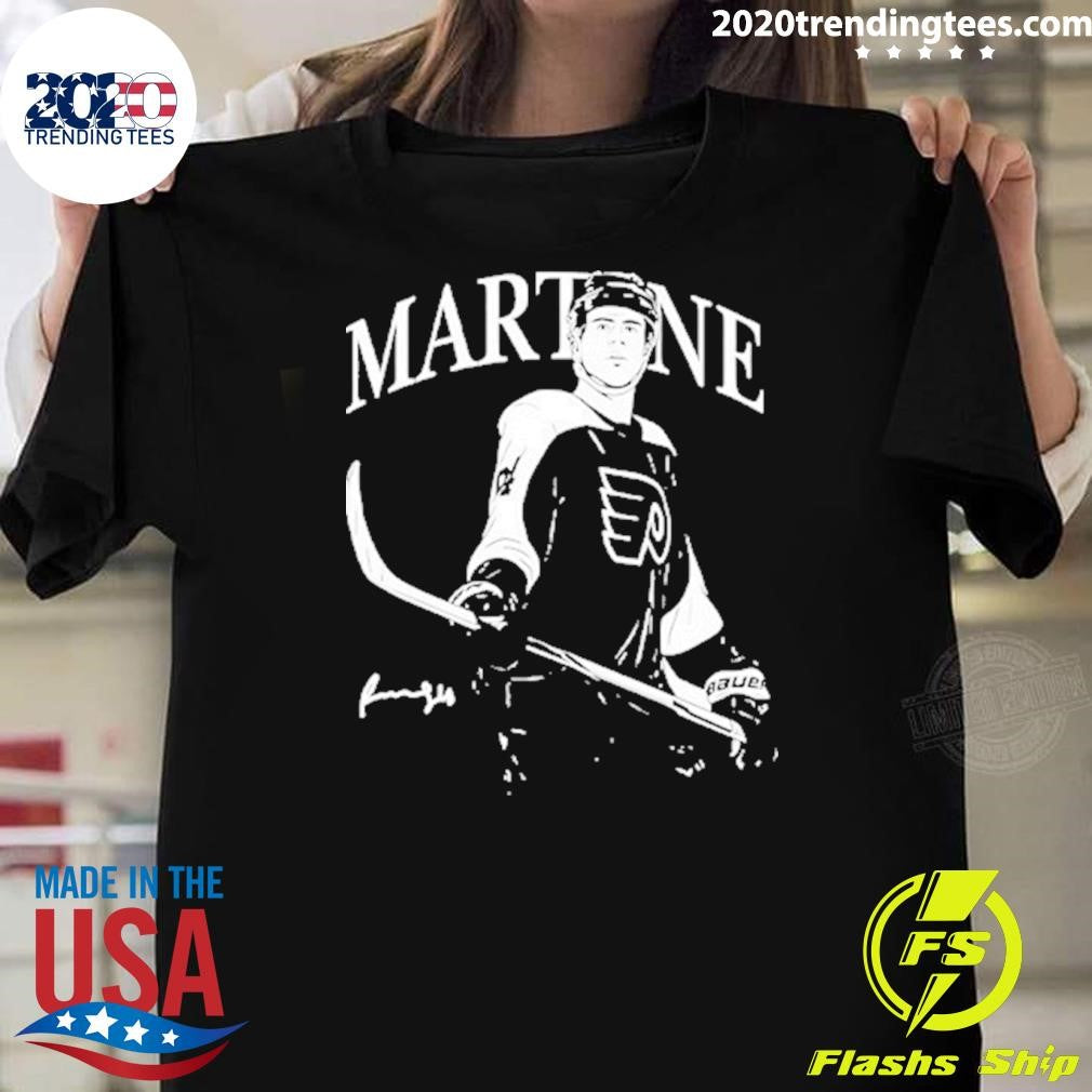 Porter Martone Philadelphia Flyers Hockey Signature Shirt