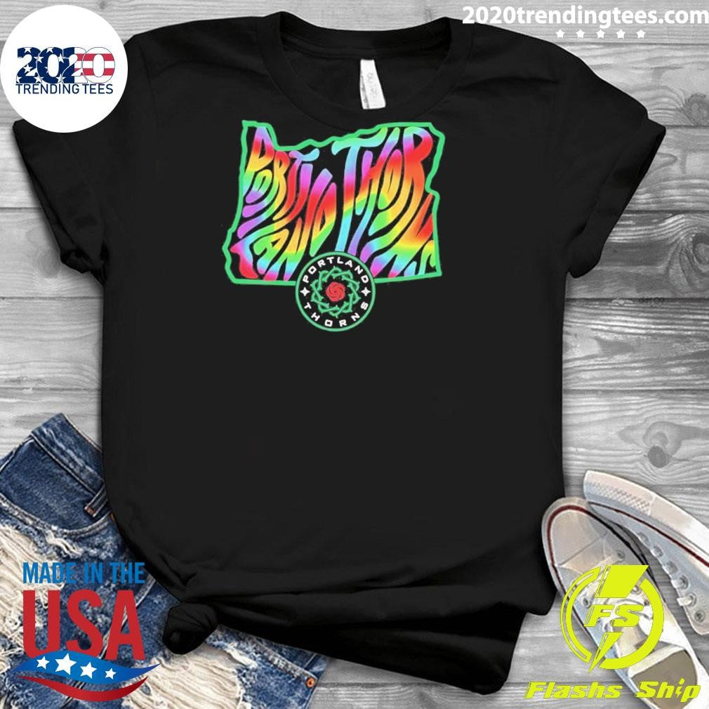 Portland Thorns Fc Groovy Pride State 2026 Shirt