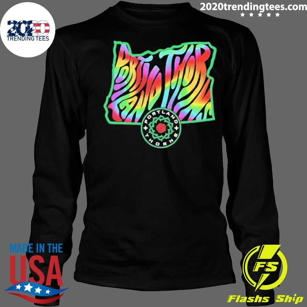 Portland Thorns Fc Groovy Pride State 2026 Shirt