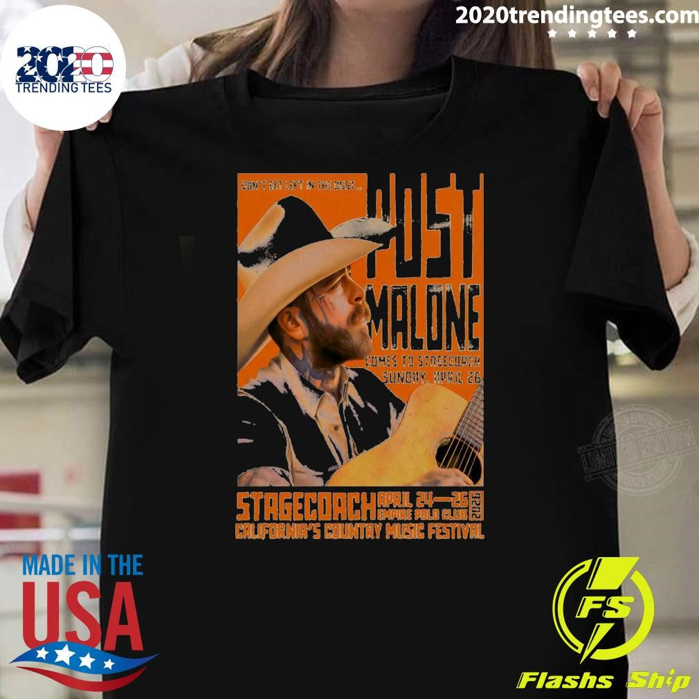 Post Malone April 24-26 2026 Stagecoach Festival In Indio CA Shirt