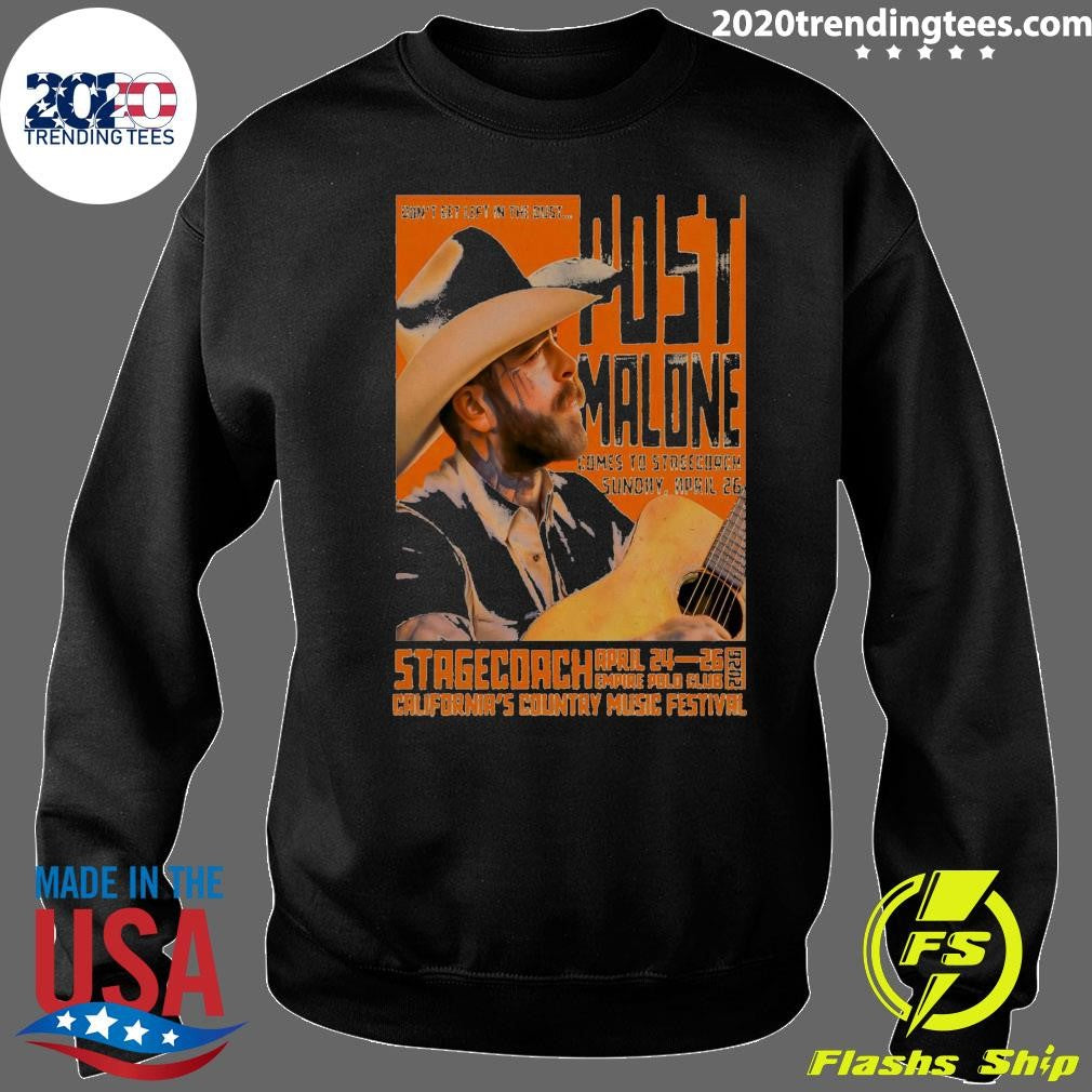 Post Malone April 24-26 2026 Stagecoach Festival In Indio CA Shirt