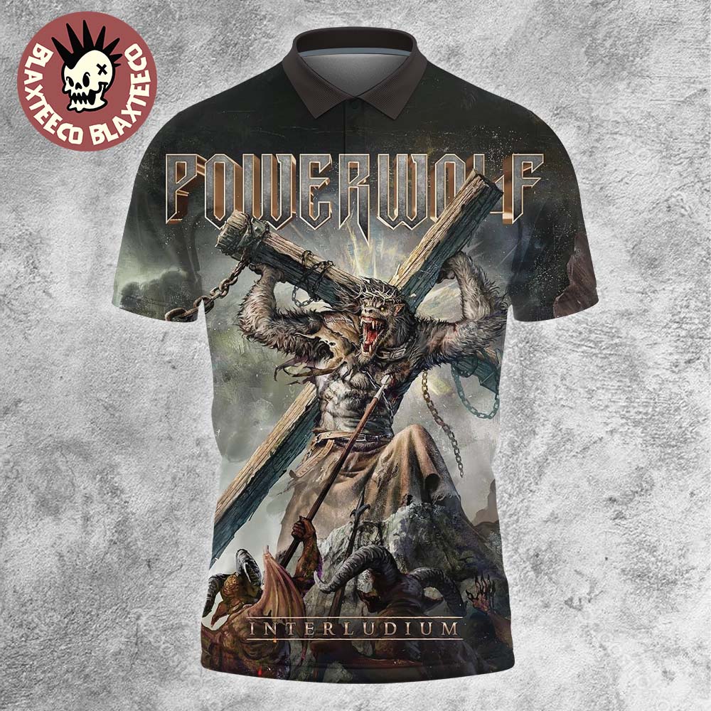 Powerwolf Interludium Album Cover 2025 Polo Shirt