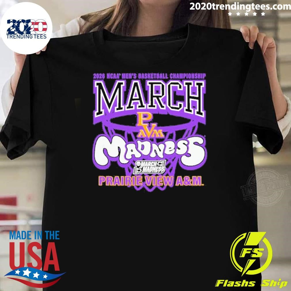 Prairie View Panthers March Madness 2026 Ncaa Men’s Basketball Shirt