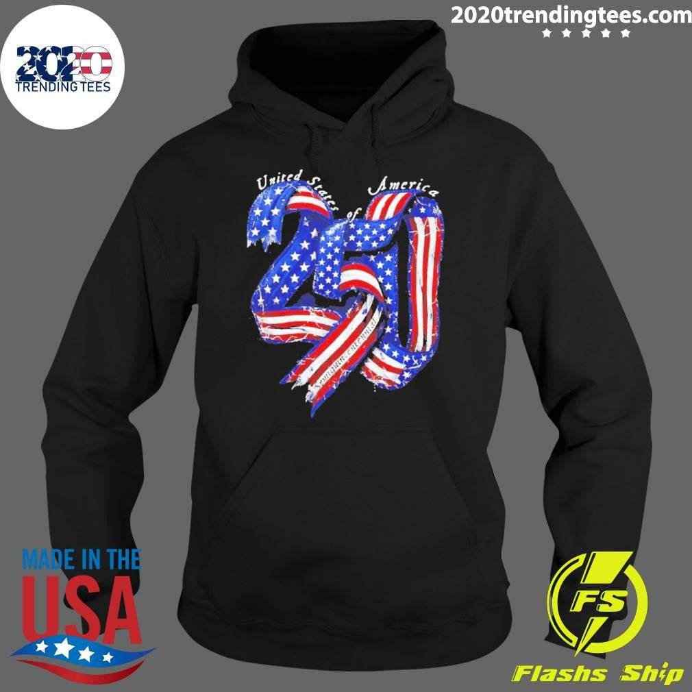 Premium 250 Years United States Semiquincentennial Ribbon Vintage Shirt
