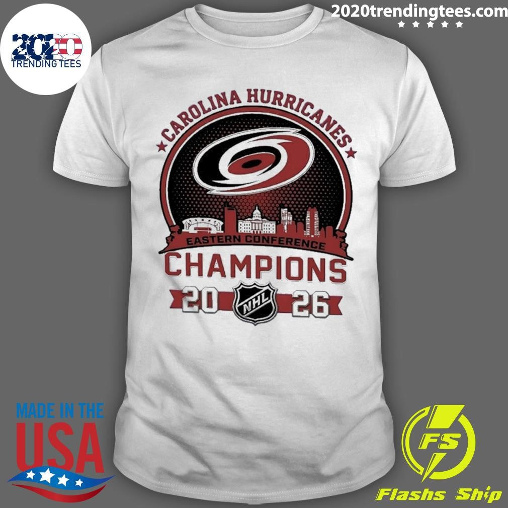 Premium Carolina Hurricanes 2026 Eastern Conference Champions City Skyline Shirt