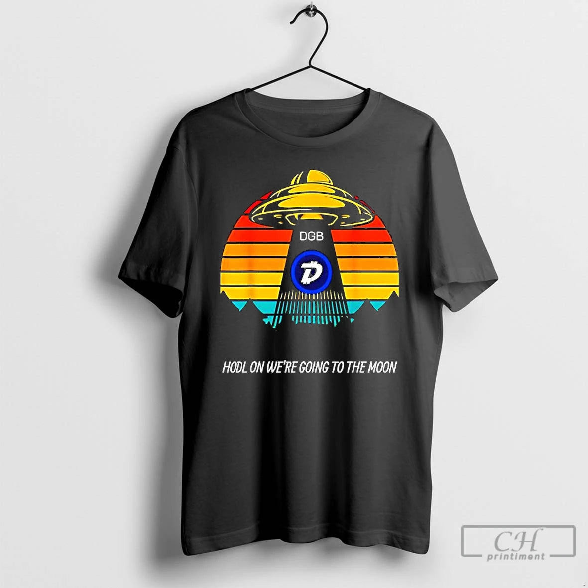 Premium Dgb Ufo Vintage Hodl On Were Going To The Moon