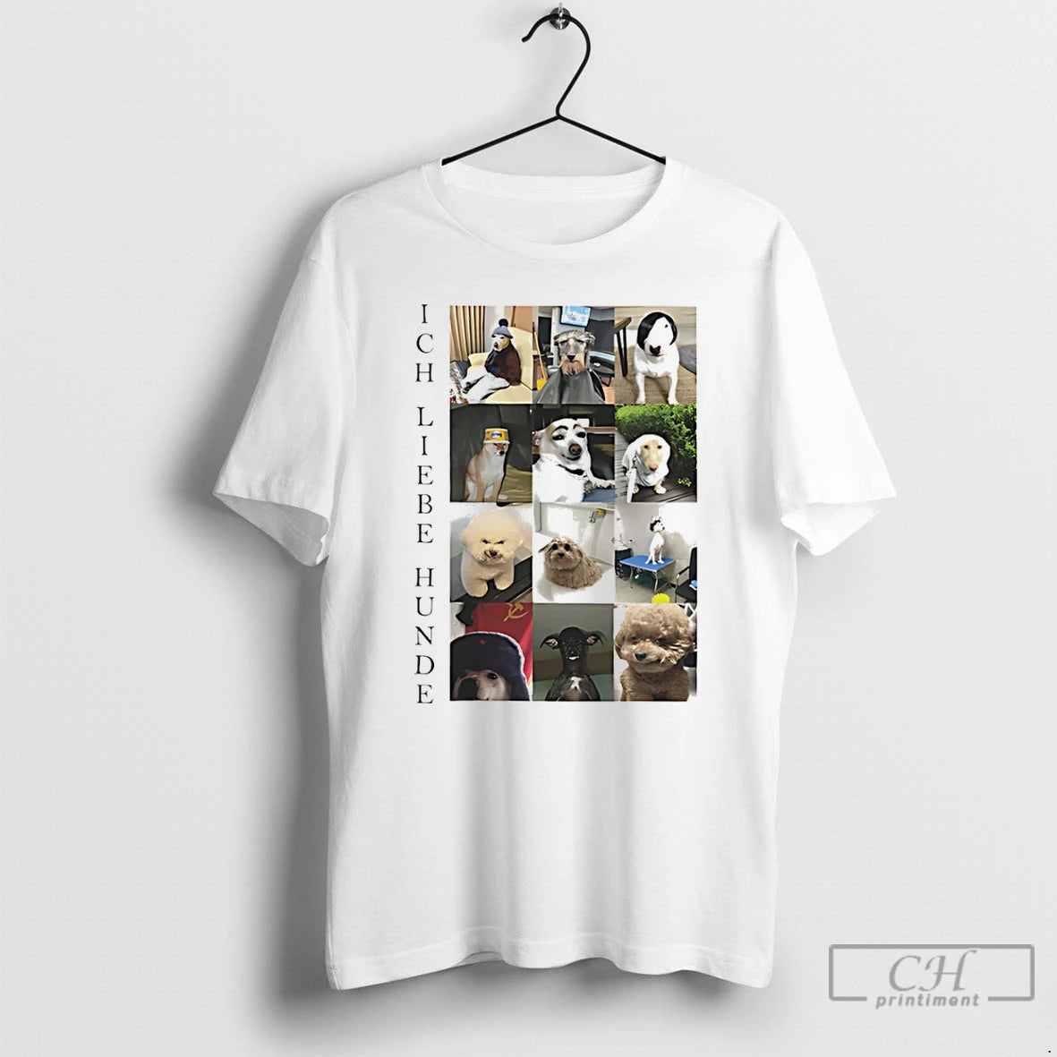Premium Ich Liebe Hunde Funny