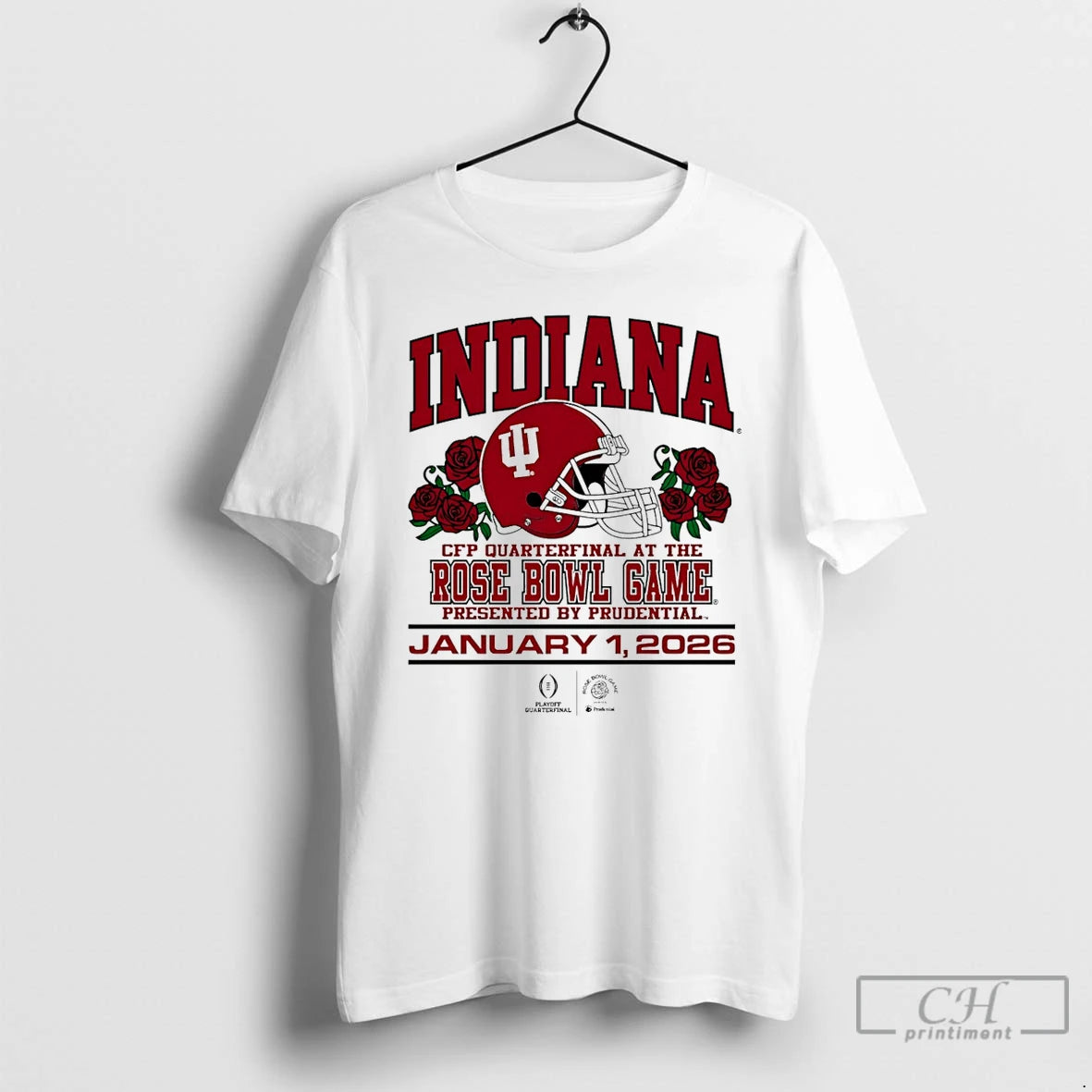 Premium Indiana Football 2026 Rose Bowl Helmet