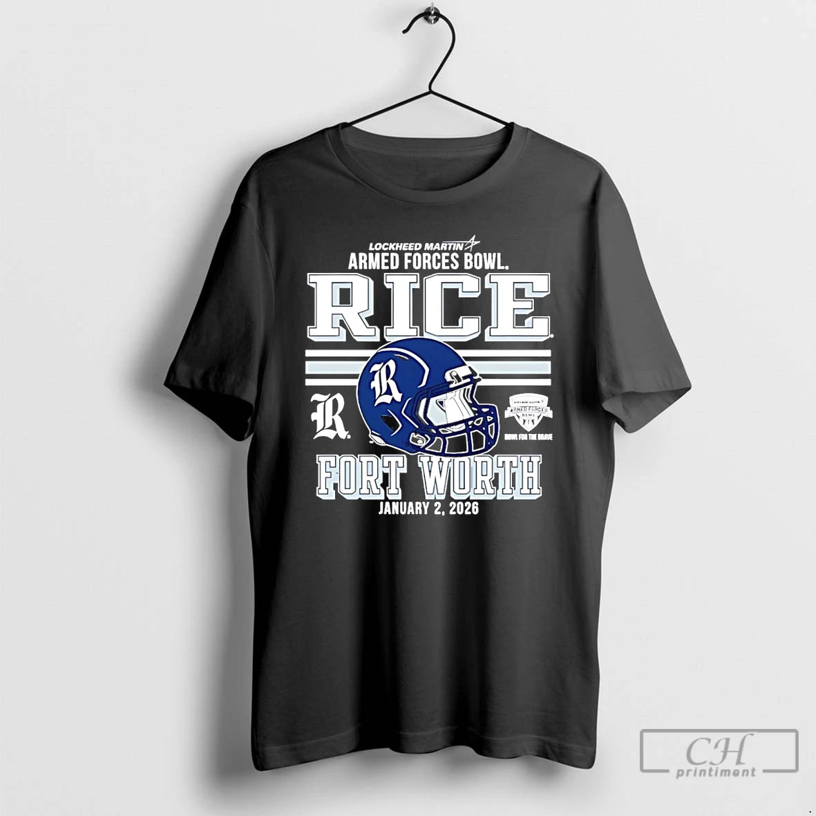 Premium Rice Owls 2026 Armed Forces Bowl Fort Worth