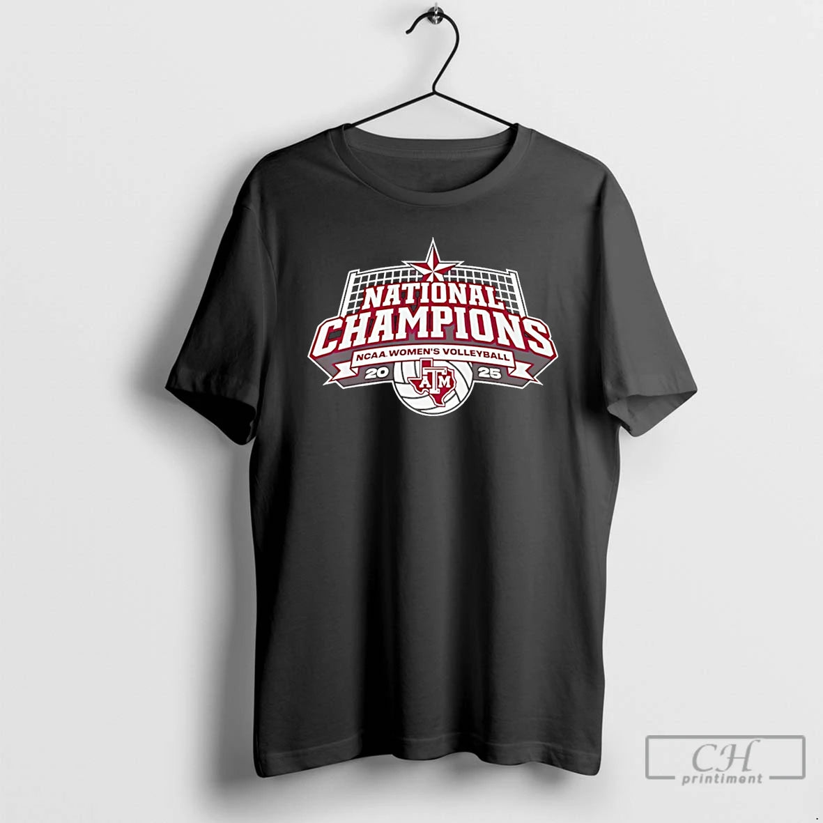 Premium Texas Am Volleyball 2025 National Champions Logo