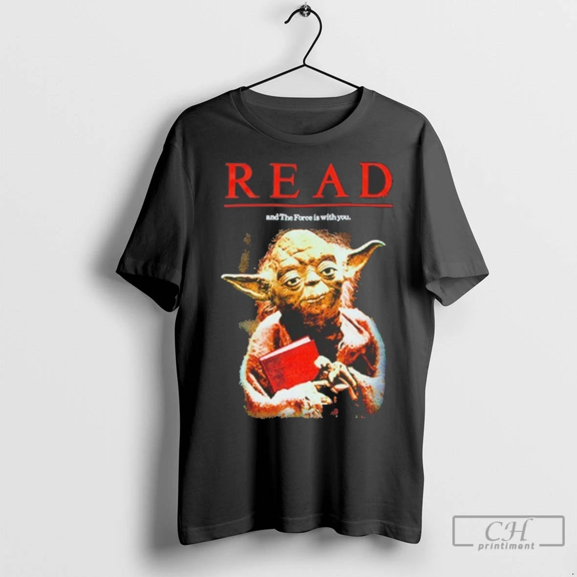 Premium Yoda Read And The Force Is With You