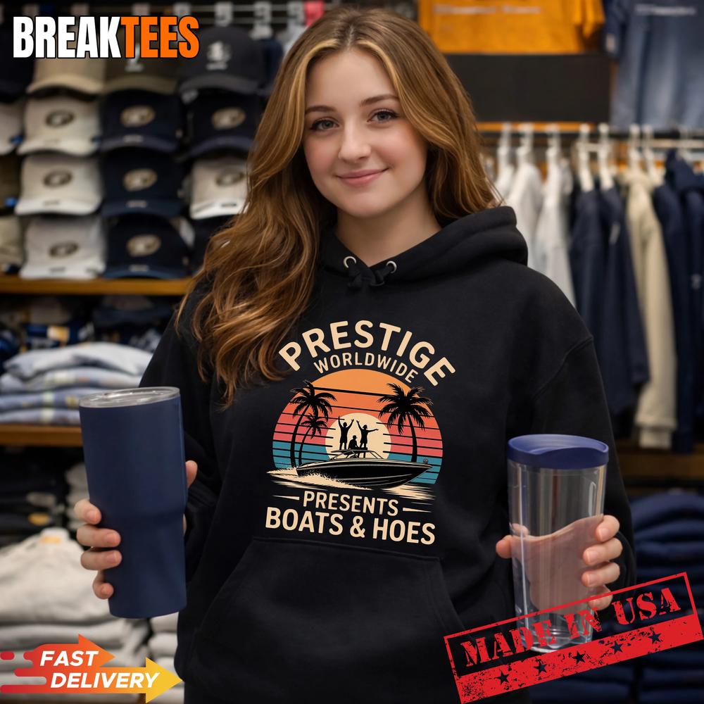 Prestige Worldwide Boats and Hoes T-Shirt