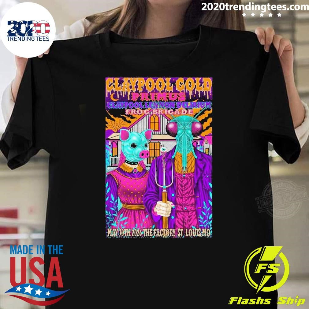 Primus May 30 2026 In Chesterfield MI Poster Shirt