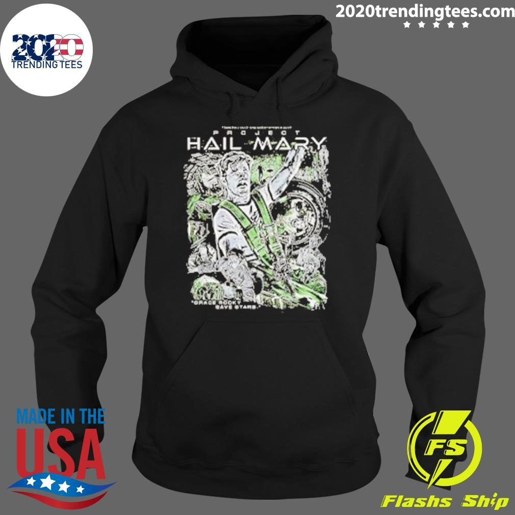 Project Hail Mary Amaze Grace Rocky Save Stars Shirt