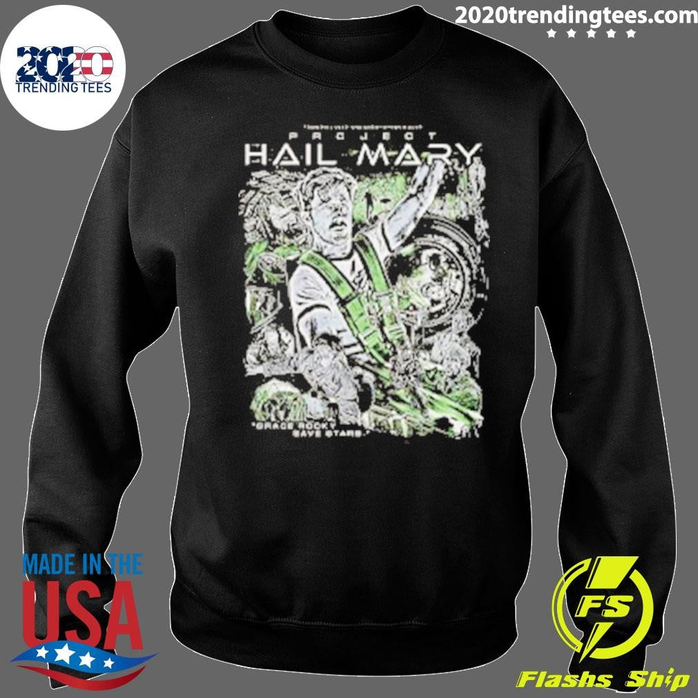 Project Hail Mary Amaze Grace Rocky Save Stars Shirt