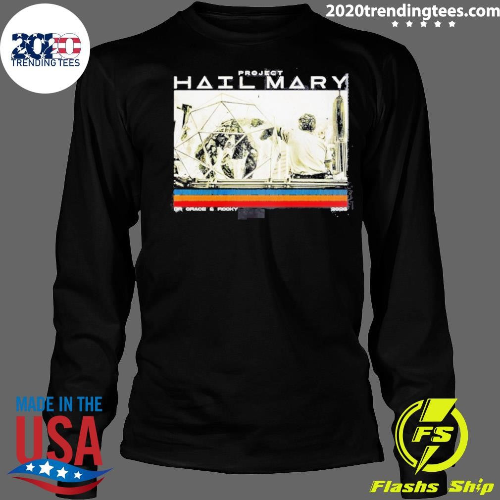 Project Hail Mary Dr Grace And Rocky Sci-fi Space Novel Fan Shirt