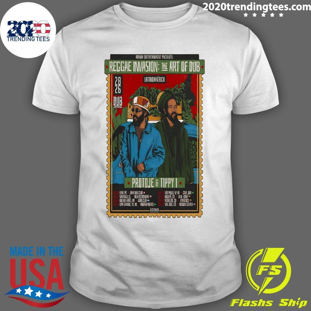 Protoje And Tippy 2026 Latin America Tour Shirt