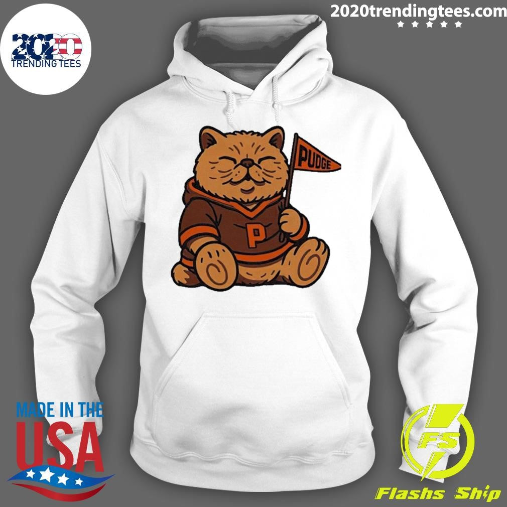 Pudge The Cat Summit Bowling Green Falcons Bear Shirt