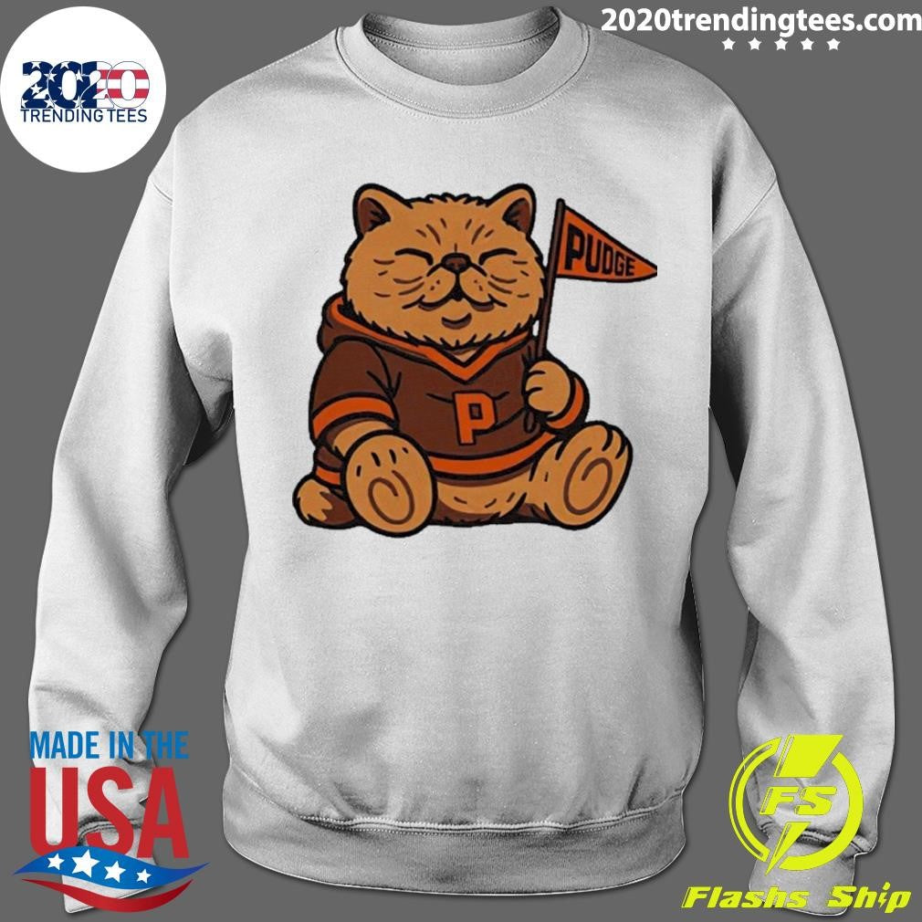 Pudge The Cat Summit Bowling Green Falcons Bear Shirt