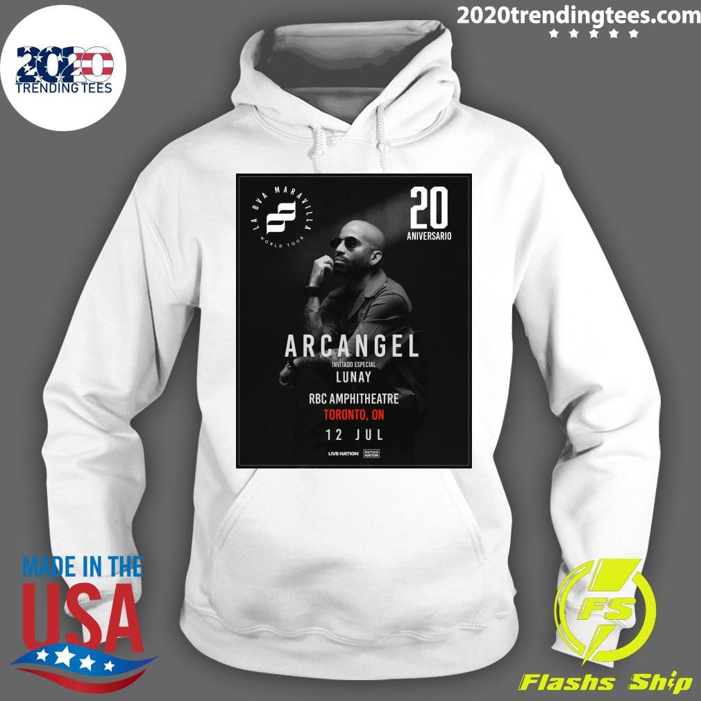 Puerto Rican legend Arcángel is taking over RBC Amphitheatre on July 12, 2026 Bringing New Music and All The Hits Shirt