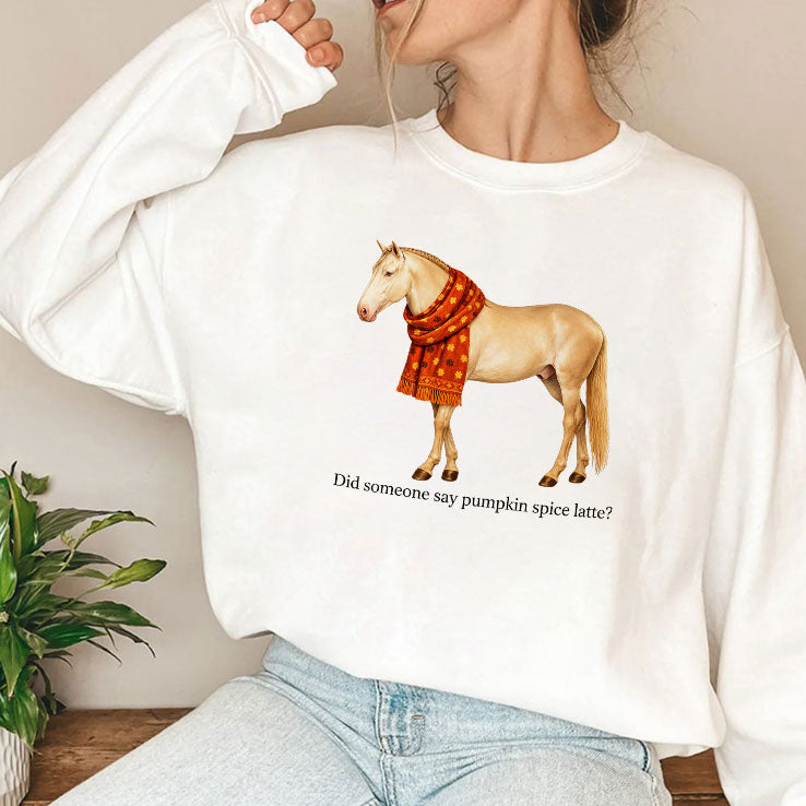 Pumpkin Spice Horse T Shirt