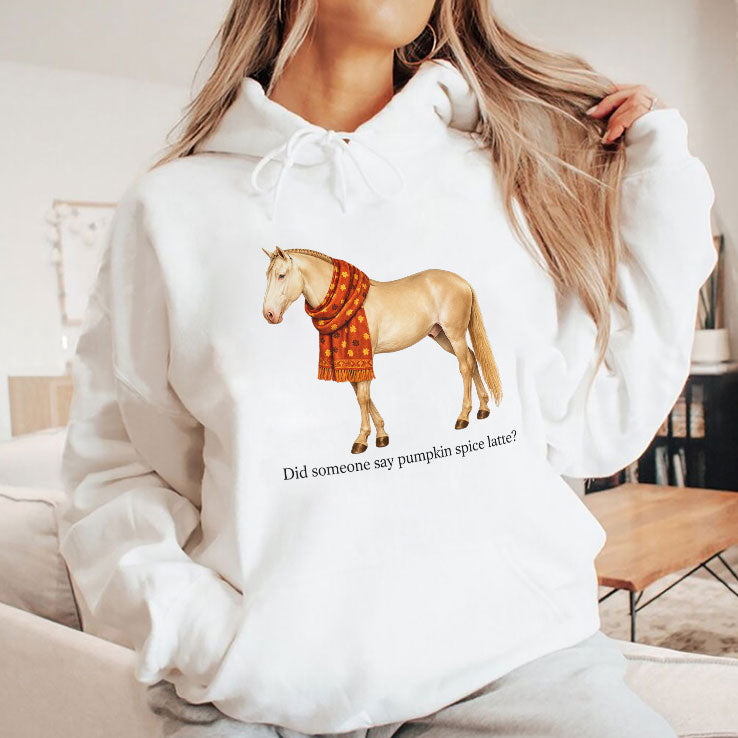 Pumpkin Spice Horse T Shirt