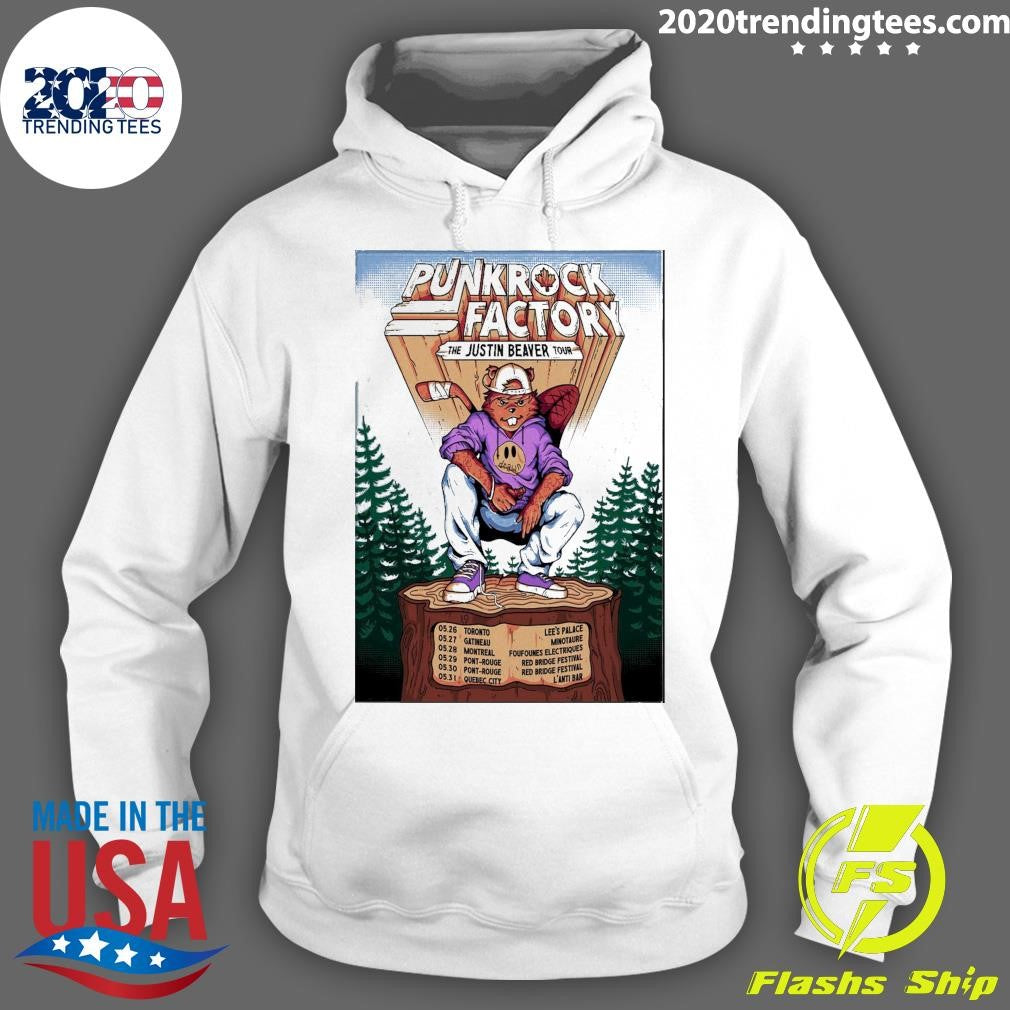 Punk Rock Factory The Justin Beaver Tour 2026 Shirt