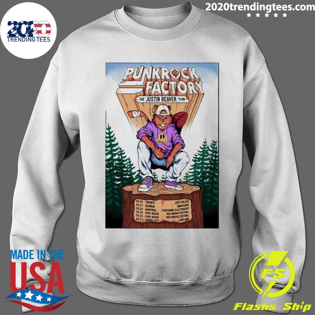 Punk Rock Factory The Justin Beaver Tour 2026 Shirt