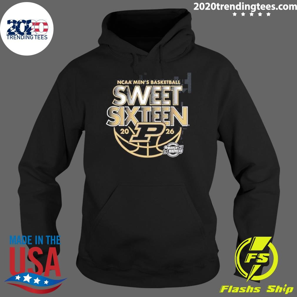 Purdue Boilermakers Men’s Basketball 2026 NCAA March Madness Sweet 16 Shirt