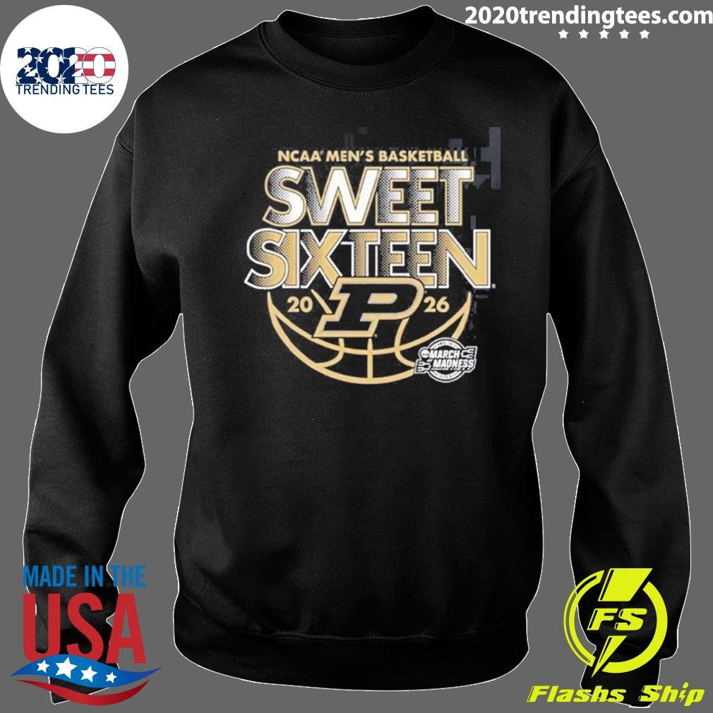 Purdue Boilermakers Men’s Basketball 2026 NCAA March Madness Sweet 16 Shirt