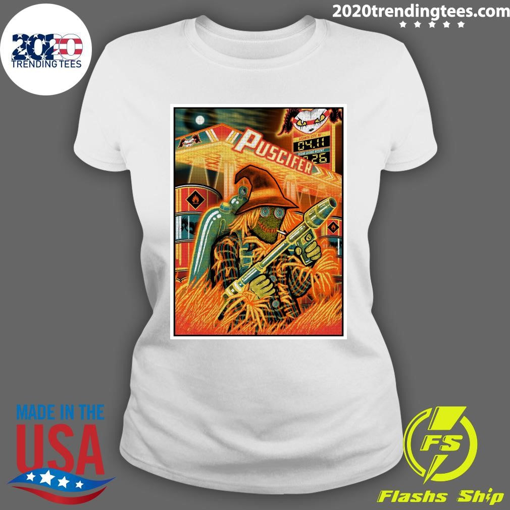 Puscifer Atlantic City New Jersey 2026 Gig Poster At Ocean Casino Resort On April 11 2026 Shirt