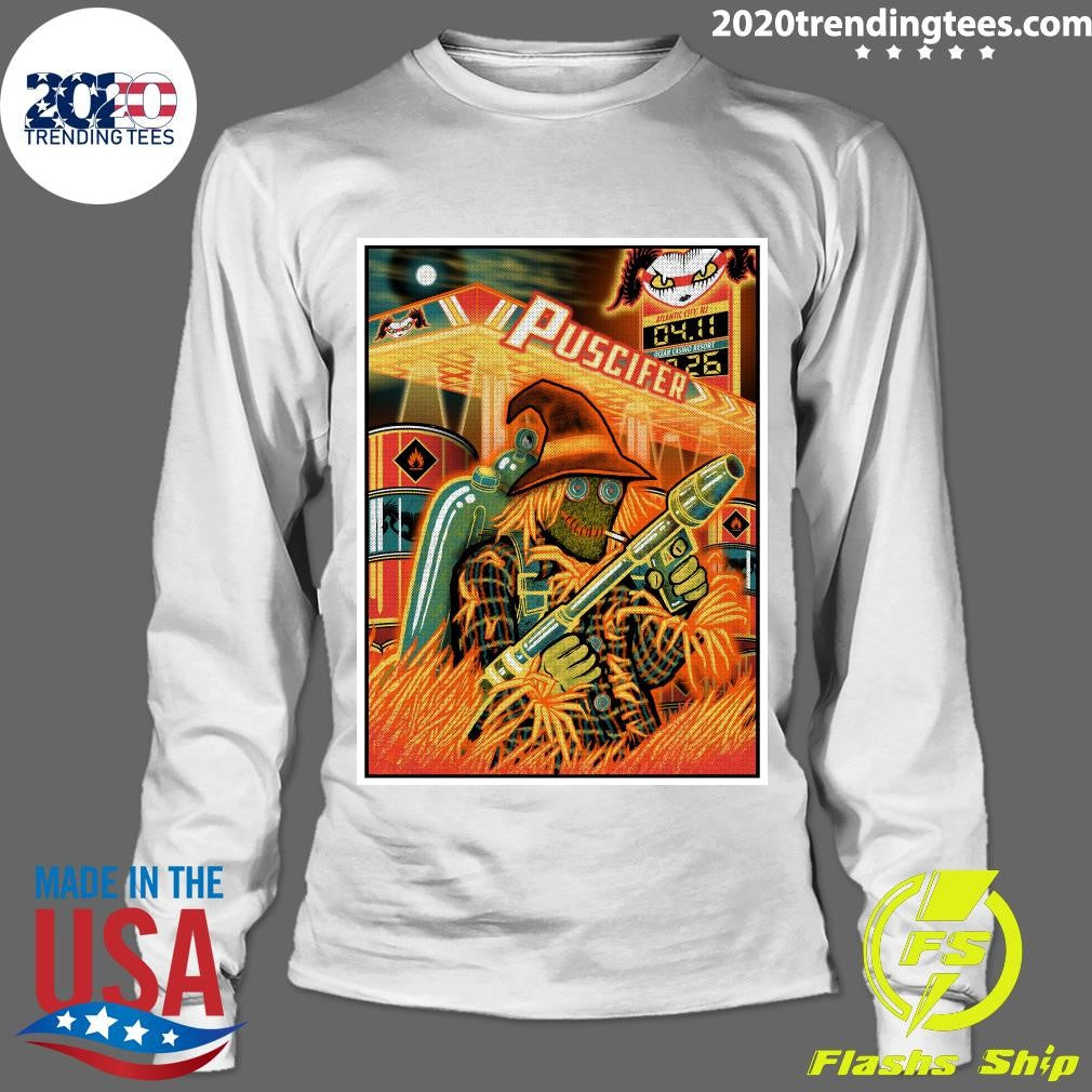 Puscifer Atlantic City New Jersey 2026 Gig Poster At Ocean Casino Resort On April 11 2026 Shirt