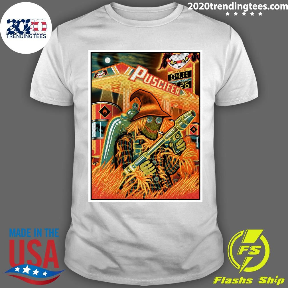 Puscifer Atlantic City New Jersey 2026 Gig Poster At Ocean Casino Resort On April 11 2026 Shirt