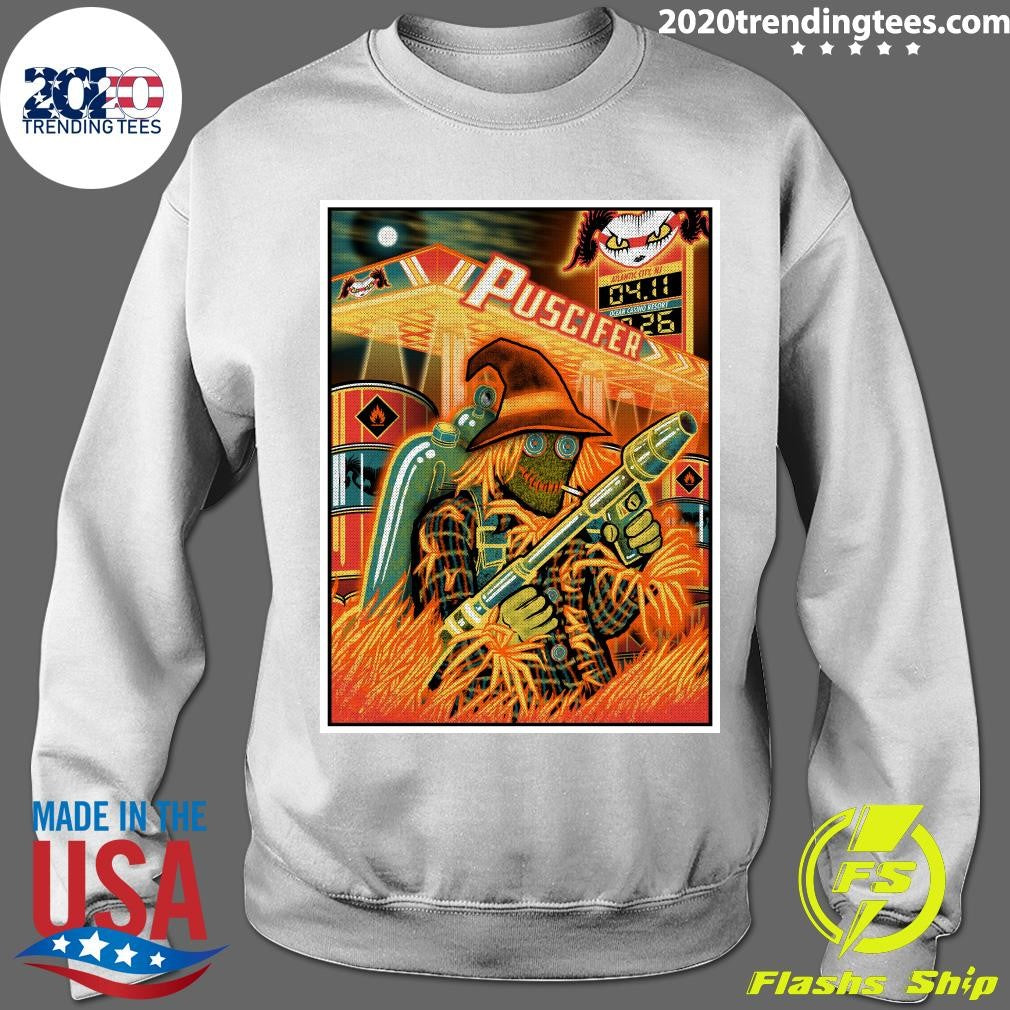 Puscifer Atlantic City New Jersey 2026 Gig Poster At Ocean Casino Resort On April 11 2026 Shirt