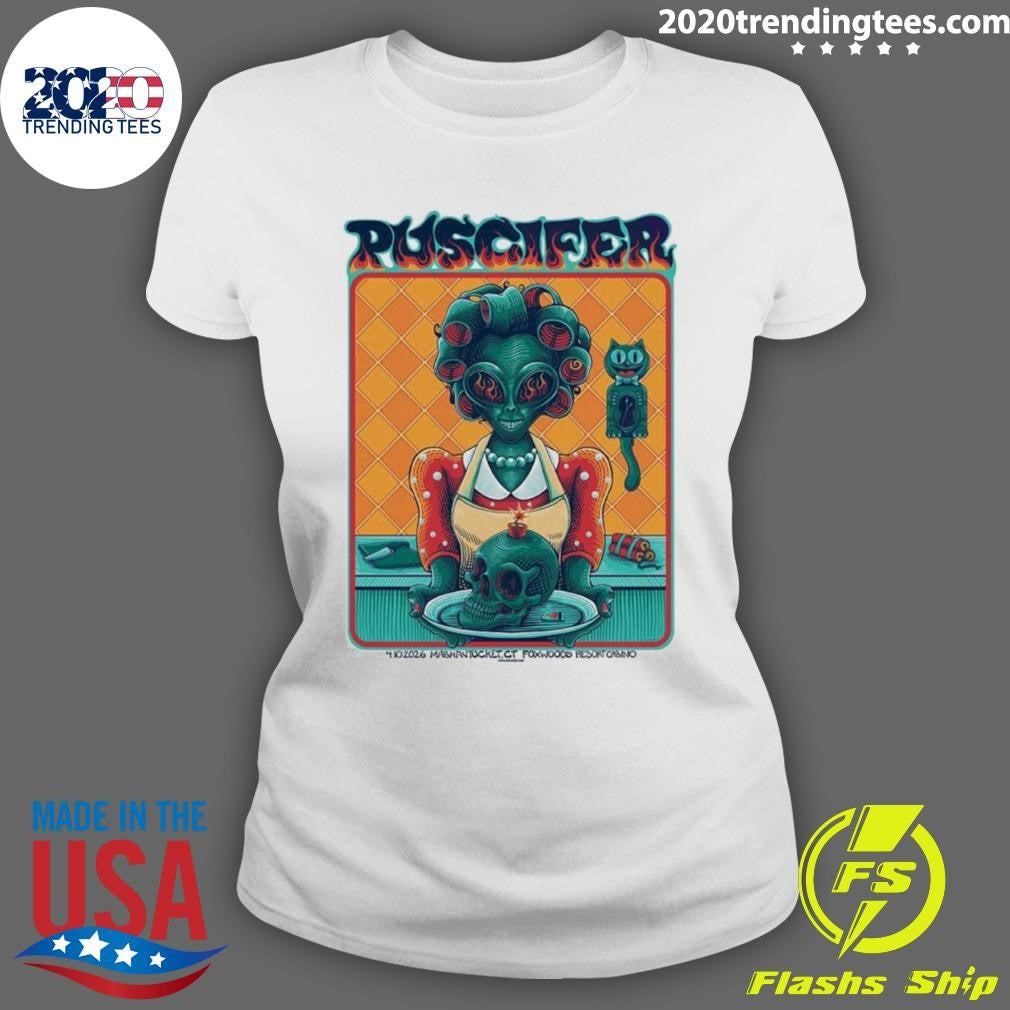 Puscifer Mashantucket Connecticut 2026 Gig Poster At Foxwoods Resort Casino On April 10 2026 Shirt