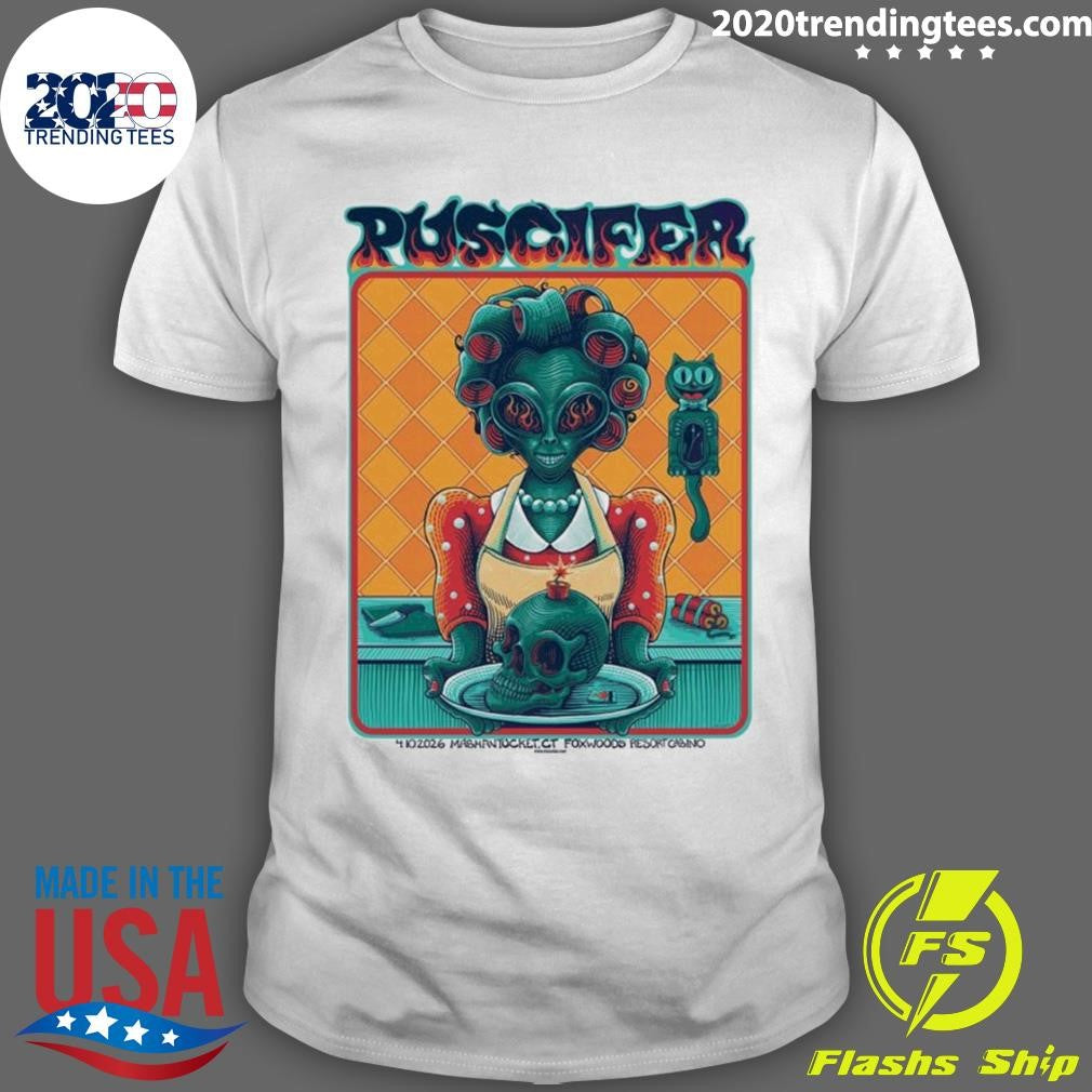 Puscifer Mashantucket Connecticut 2026 Gig Poster At Foxwoods Resort Casino On April 10 2026 Shirt