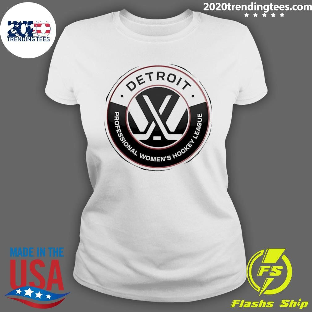 Pwhl Detroit Team 2026 Logo Shirt
