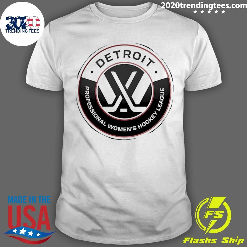Pwhl Detroit Team 2026 Logo Shirt