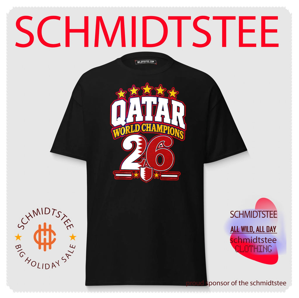 Qatar 2026 World Champions flag shirt