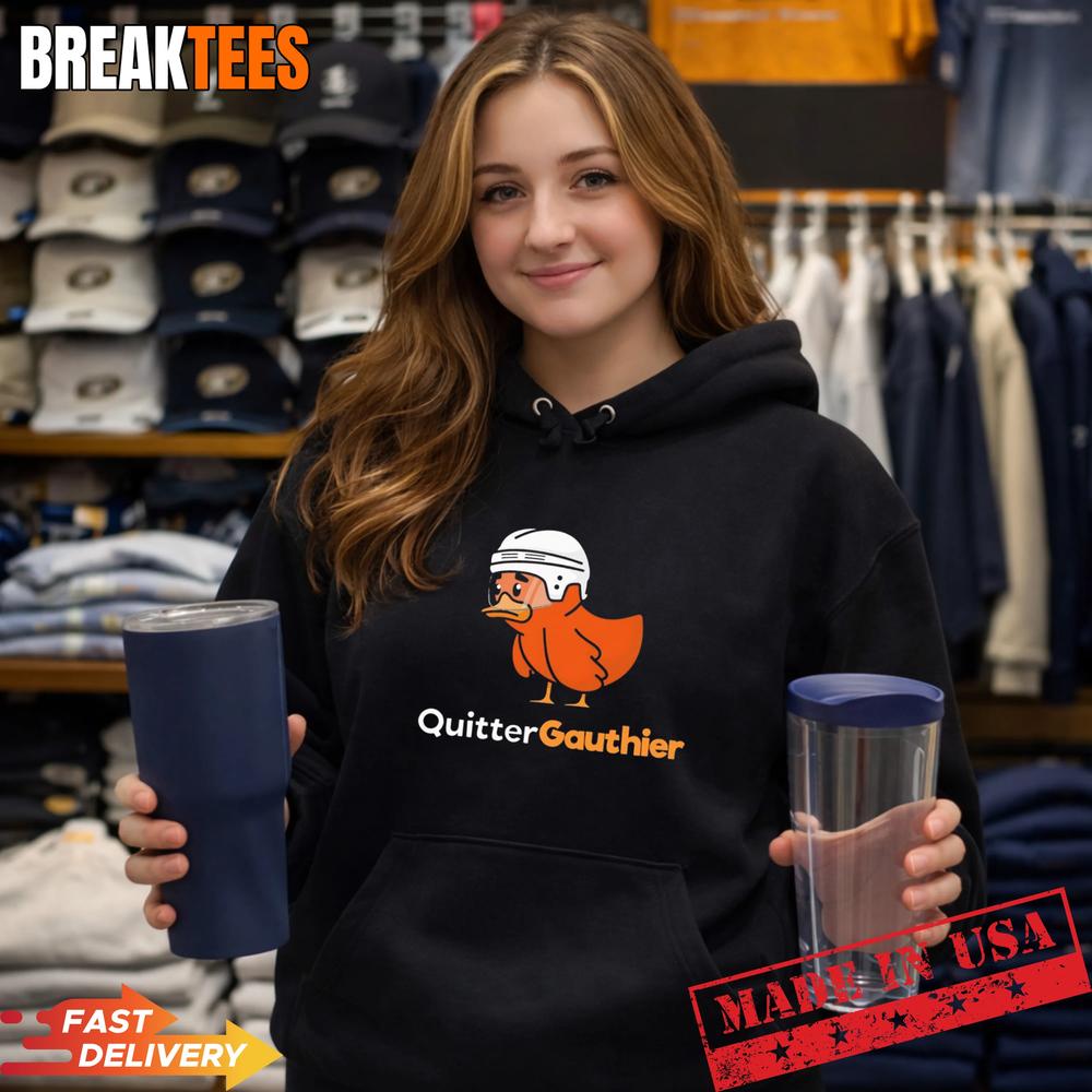 Quitter Gauthier Duck Hockey T-Shirt