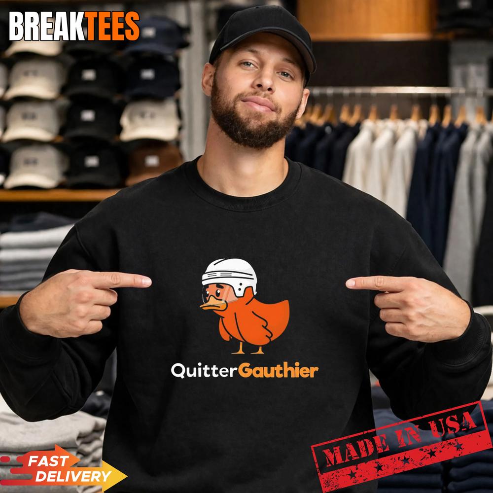 Quitter Gauthier Duck Hockey T-Shirt