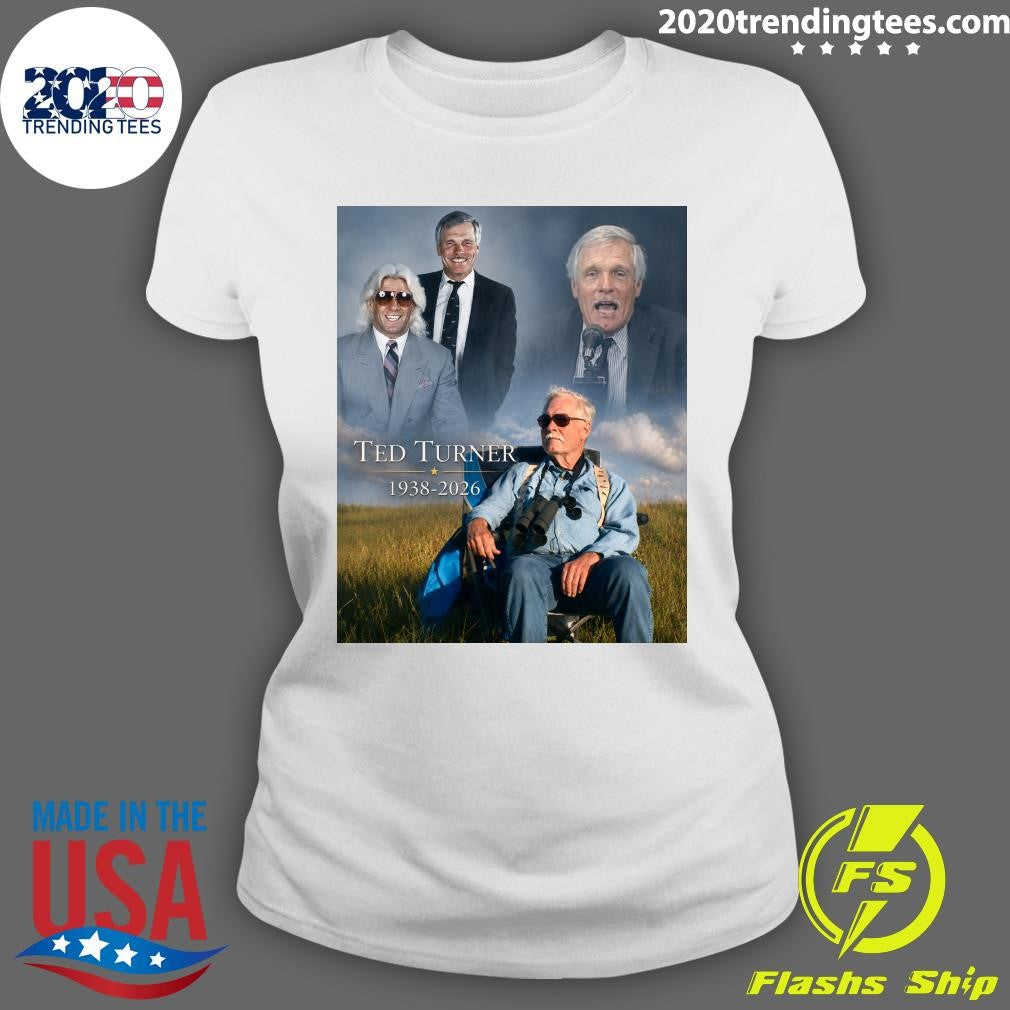R.I.P. former WCW owner Ted Turner who has passed away at the age of 87 Shirt