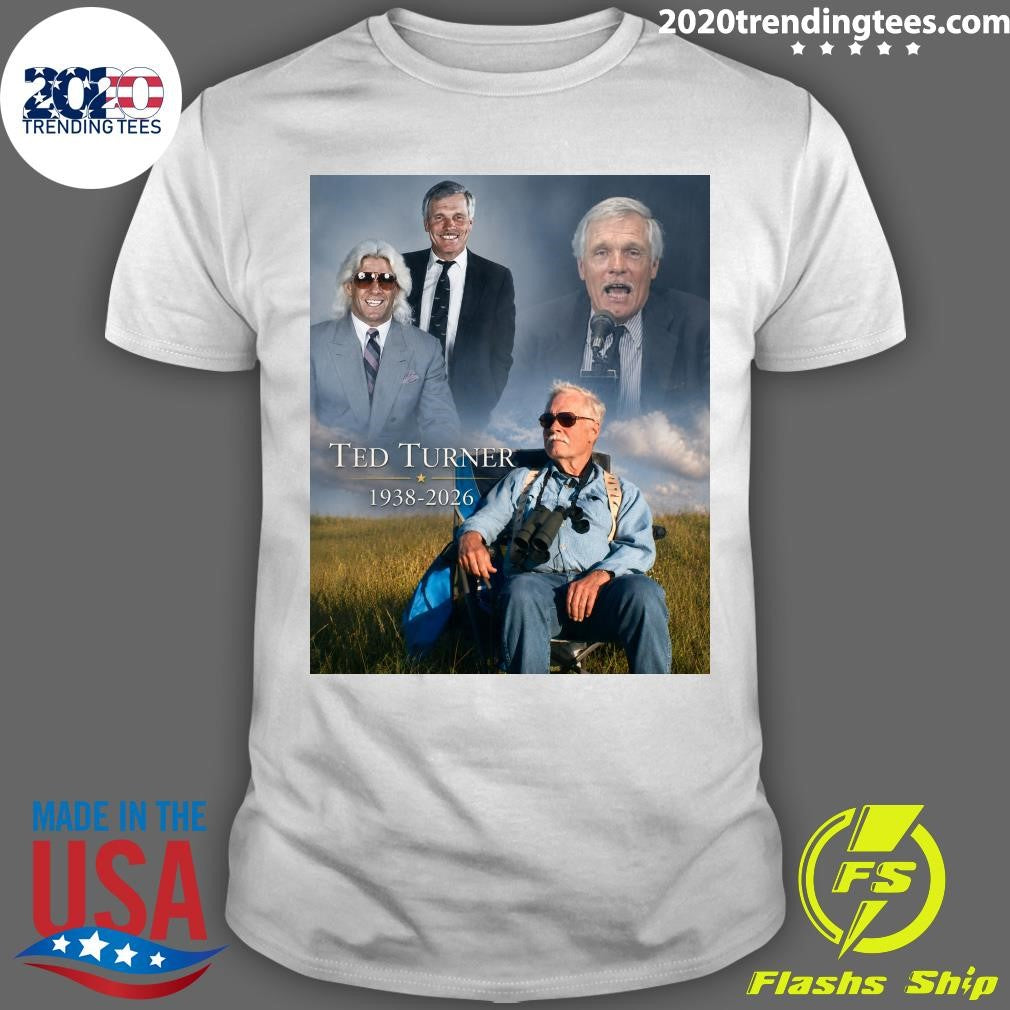 R.I.P. former WCW owner Ted Turner who has passed away at the age of 87 Shirt