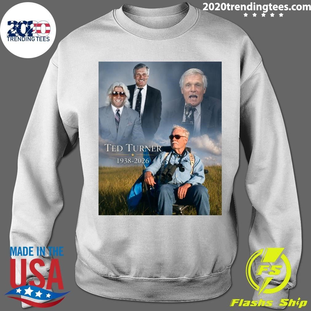 R.I.P. former WCW owner Ted Turner who has passed away at the age of 87 Shirt