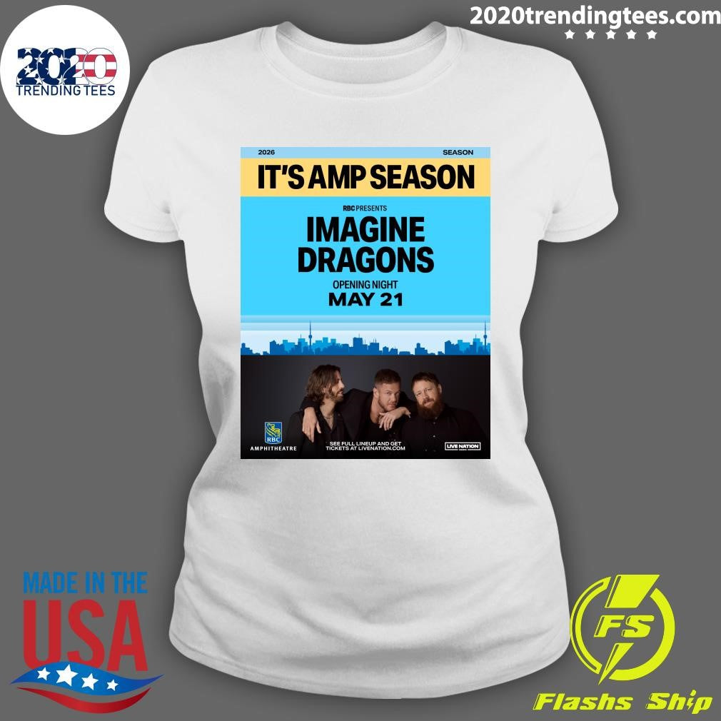RBC Presents Opening Night at RBC Amphitheatre with very special guests Imagine Dragons on May 21, 2026 Shirt
